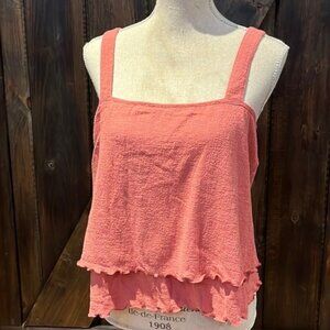 Armadio sunset blush layered top